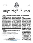 Click to view Kriya Yoga Journal - Volume 30 Number 3 -  Fall - 2023