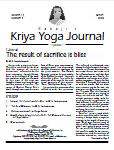Click to view Kriya Yoga Journal - Volume 14 Number 4 - Winter 2008