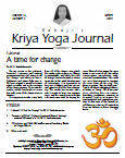 Click to view Kriya Yoga Journal - Volume 15 Number 4 - Winter 2009