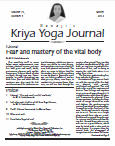 Kriya Yoga Journal - Volume 20 Number 1 - Spring 2013