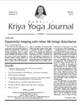 Click to view Kriya Yoga Journal - Volume 22 Number 4 -  Winter - 2016