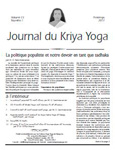 Journal du Kriya Yoga de Babaji - Volume 24 Numéro 1 - Printemps 2017