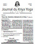 Kriya Yoga Journal - Volume 15 Numéro 3 - Automne 2008