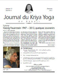 Journal du Kriya Yoga de Babaji - Volume 19 Numéro 3 - Automne 2012