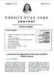 Babaji's Kriya Yoga Journal - Jahrgang 18 – Nr. 4 - Winter 2011