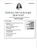Babaji's Kriya Yoga Journal - Jahrgang 23 – Nr. 4 - Winter 2017