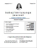 Babaji's Kriya Yoga Journal - Jahrgang 26 – Nr. 1 - Frühjahr 2019