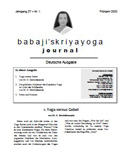 Babaji's Kriya Yoga Journal - Jahrgang 27 – Nr. 1 - Frühjahr 2020