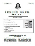 Babaji's Kriya Yoga Journal - Jahrgang 29 – Nr. 1 - Frühjahr 2022